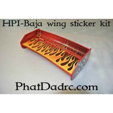 PhatDad RC Body/Wing Wrap for HPI Baja 5b - Flame