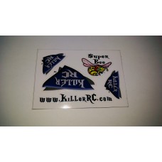 Killer RC Mini decals - 5 Decals (Inc. Super Bee)