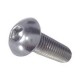 M6 x 30mm Button Head Screw - Steel (Genuine LOSB6490/ Replacement HPI 94910)