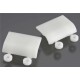 RPM 82161 - Lower Shock Skid Plates - Dyeable White (Pr) *ON SALE £4.99 (RRP £9.99)